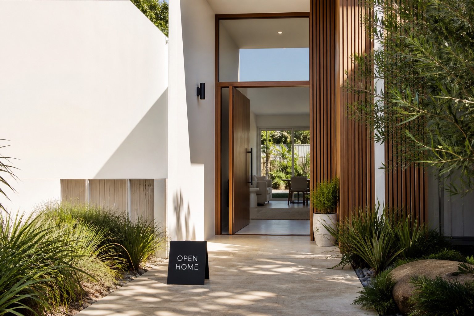 A contemporary Australian home prepared for an open inspection